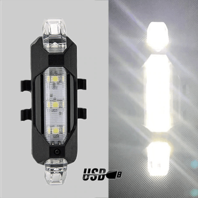 Oplaadbaar LED Fietslampje Wit